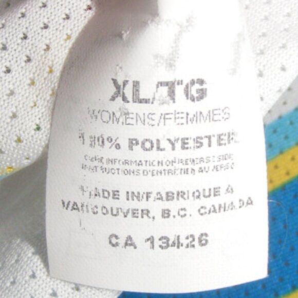 new!! SUGOI Top/Running Singlet, XL Mesh Tank, Blue/White, Sleeveless - Picture 5 of 7